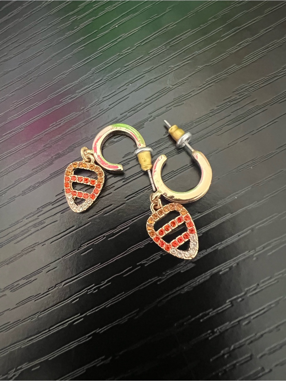 Candy corn earrings Halloween